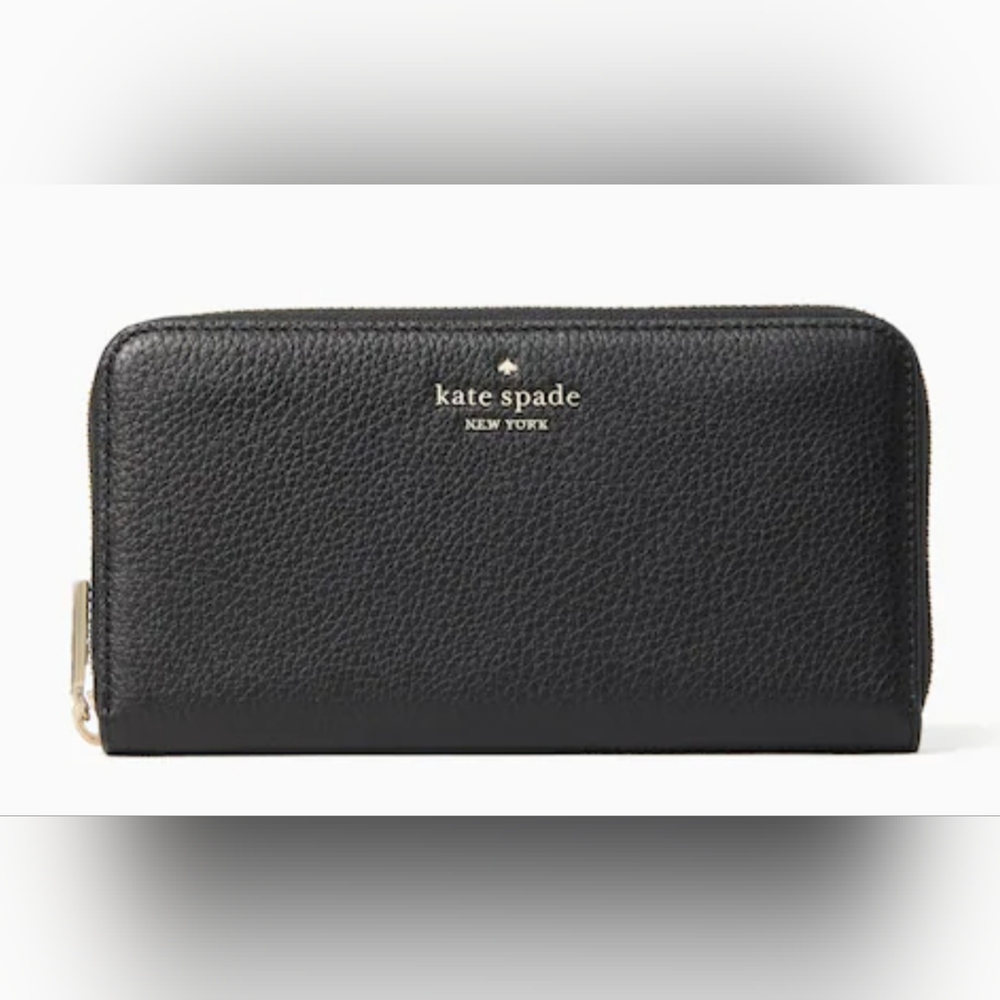 Kate Spade ♠️ large pebbled wallet-New